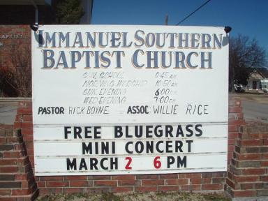 Church sign