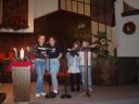 Cassie, Audrey, Savannah & Emily singing a Christmas special