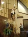 Larry, Willie, and Jack making sure there is light!